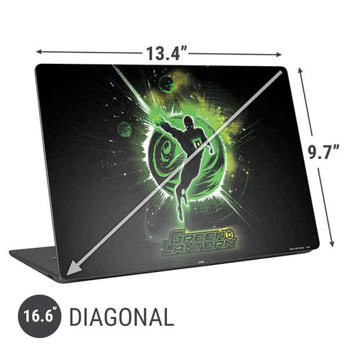 DC Comics Green Lantern Cosmic Action Pose Universal Laptop 16.6in (13.4 x 9.7in) Skin